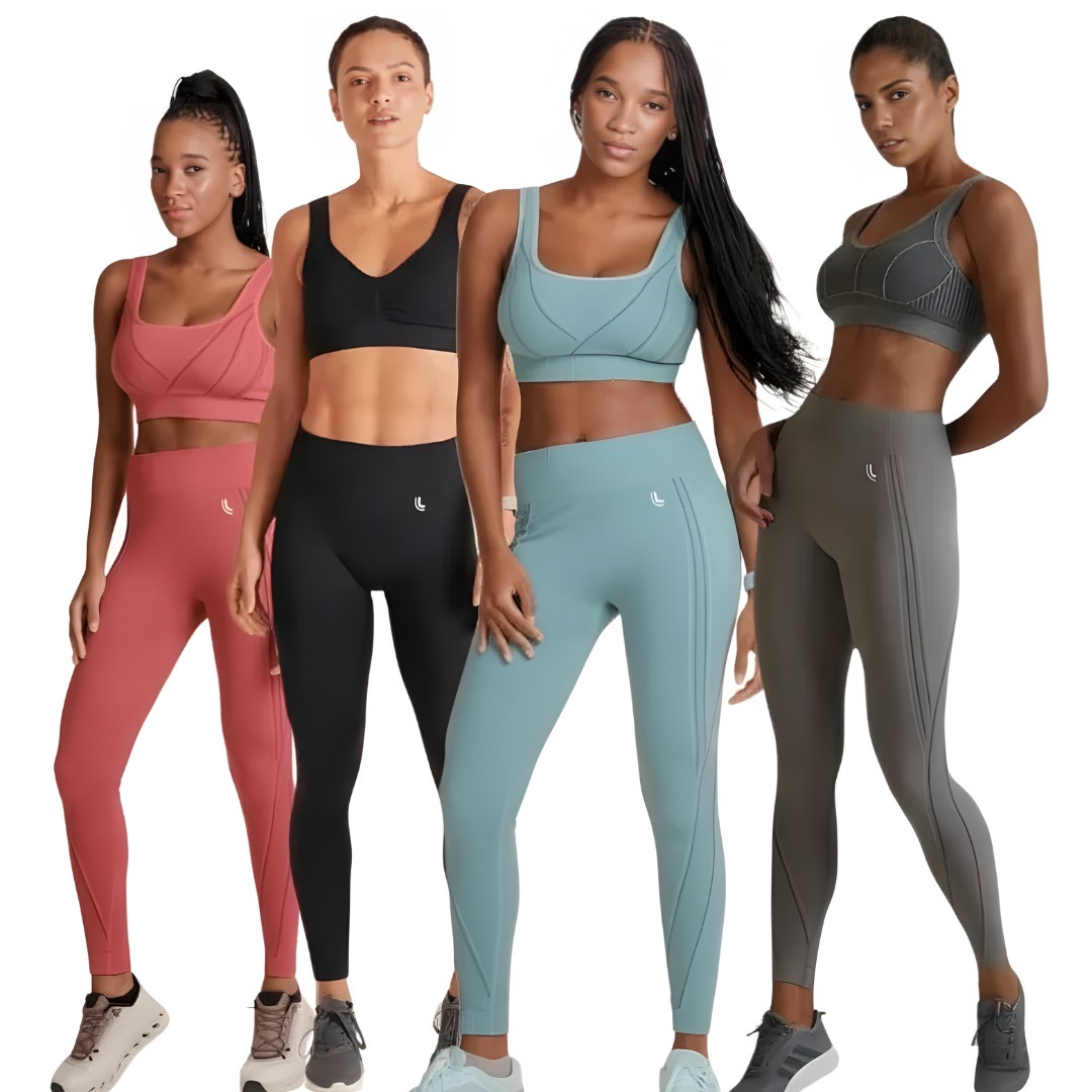 Opções de cores da legging