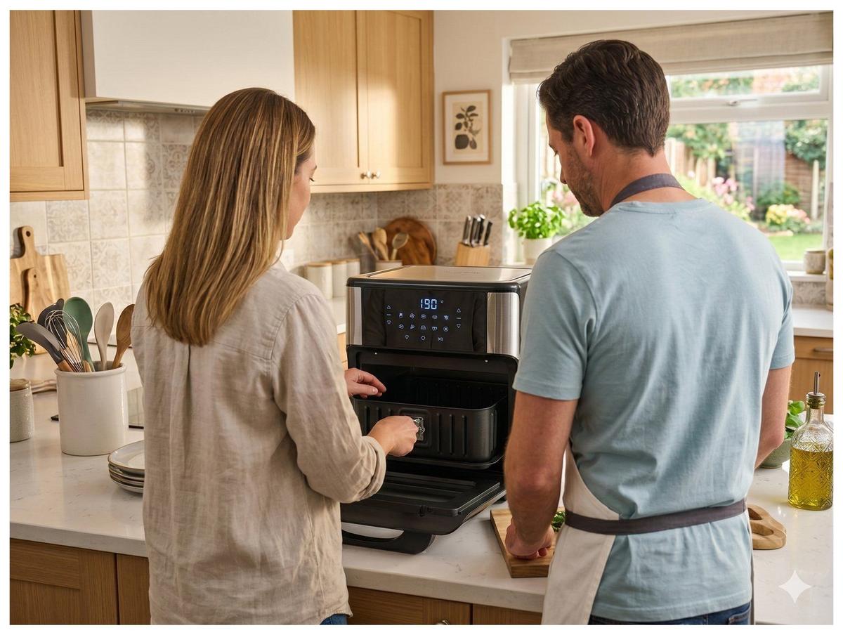 Air Fryer Oven com acessórios